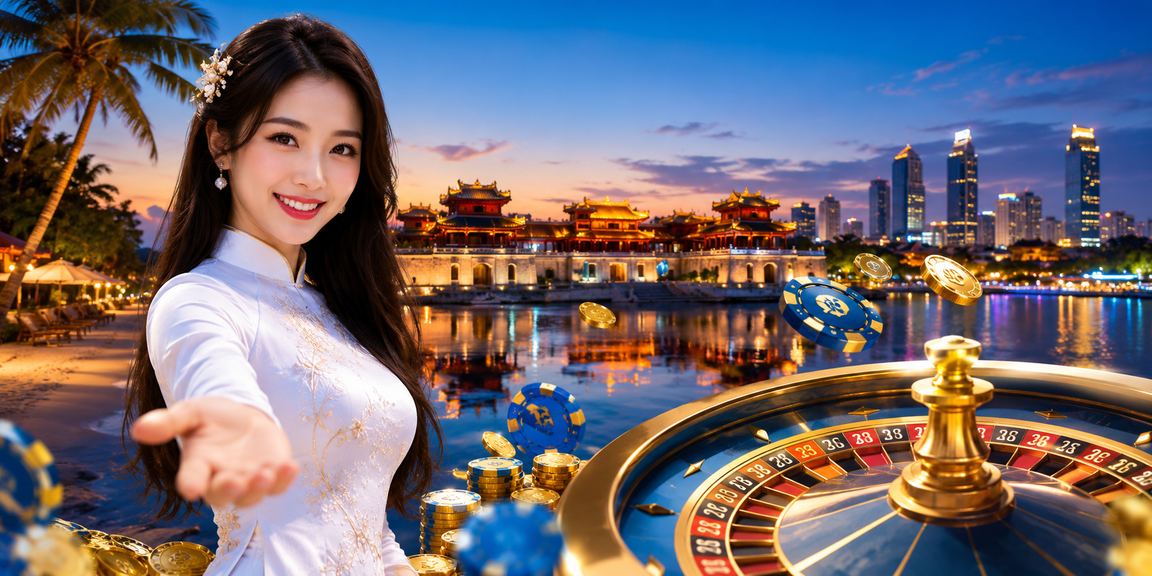 Người chơi cá cược roulette tại Huế trong không gian truyền thống đầy màu sắc