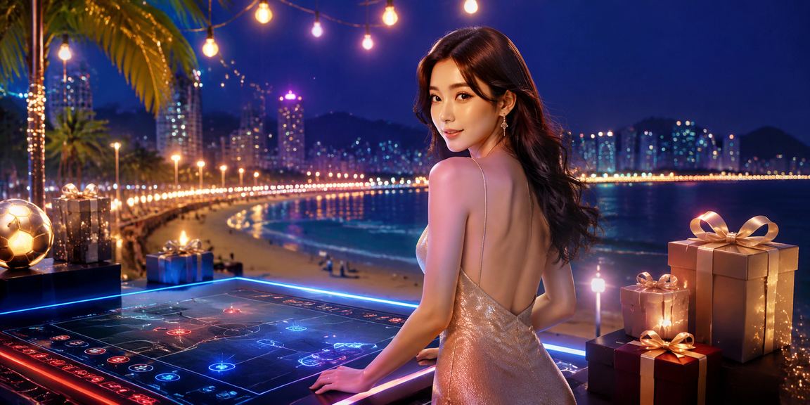 Người chơi xem kèo esports tại bãi biển Nha Trang và kiểm tra voucher ưu đãi trên điện thoại