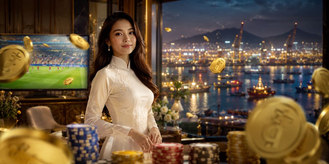 Không gian casino sang trọng tại Vũng Tàu với người chơi VIP đang trải nghiệm